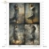 portrety kobiece, melancholia, zwiewne suknie, tajemnica, gotyk, vintage, postarzany papier, nastrojowe*female portraits, melancholy, flowing dresses, mystery, gothic, vintage, aged paper, moody